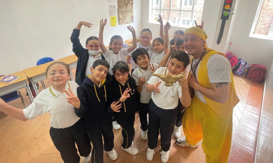 Estudiantes del liceo teatro