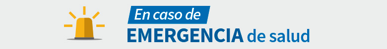 En caso de emergencia de la salud