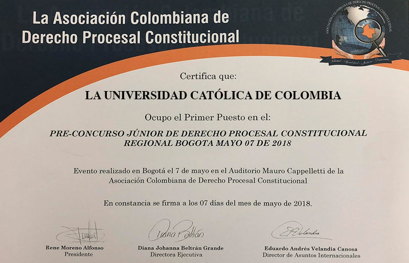 Concurso Facultad de Derecho