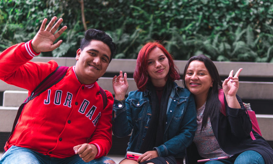 Estudiantes de la Universidad Catolica de Colombia