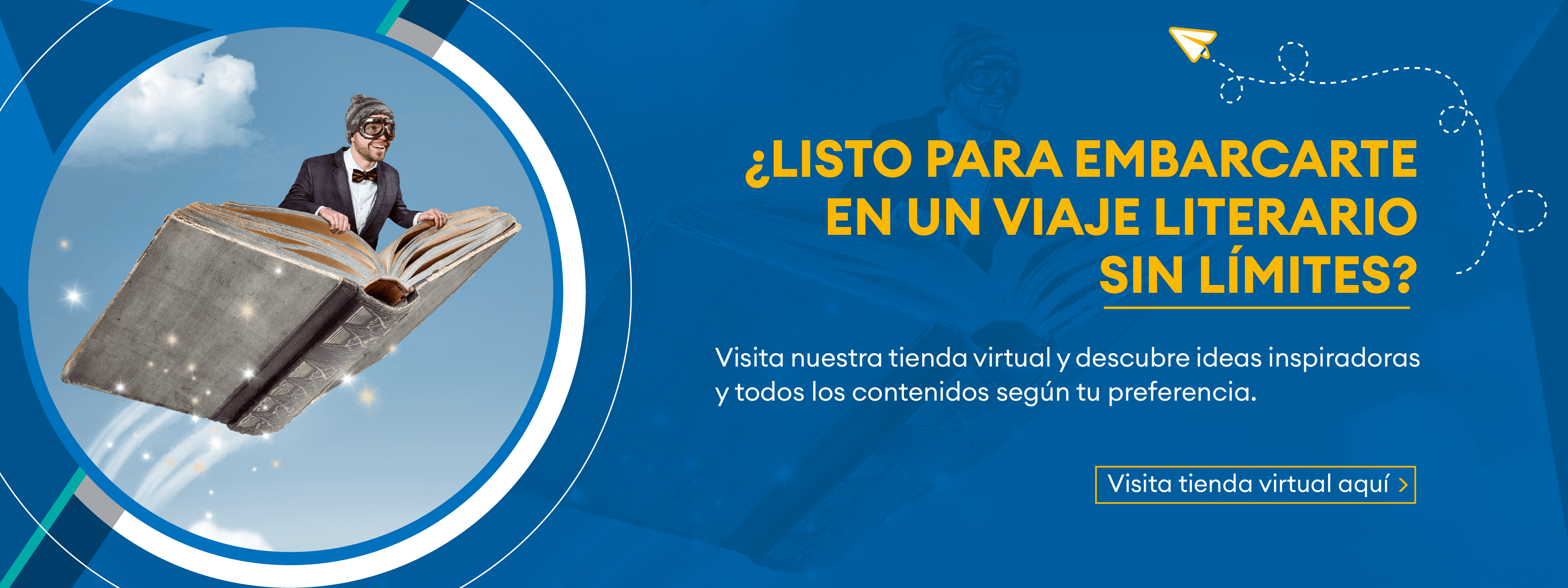 Banner actividad viaje literario