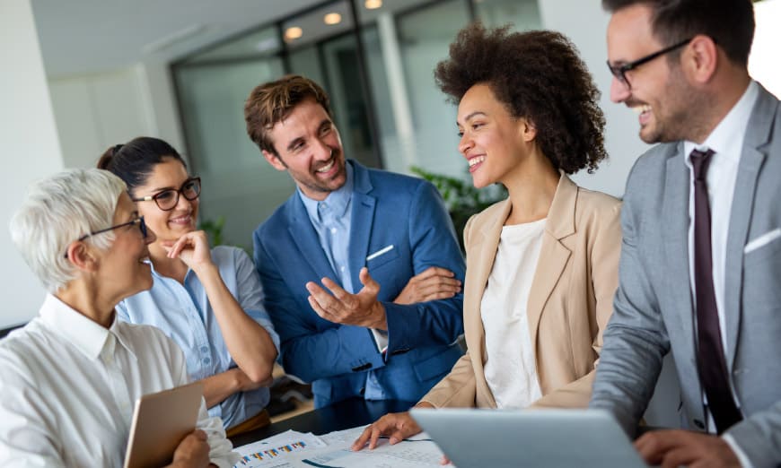 Grupo de personas trabajando