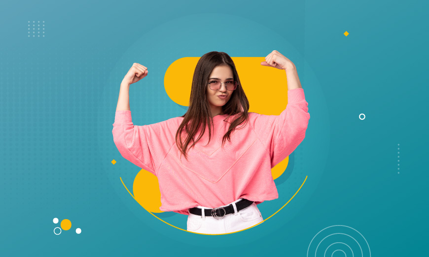Estudiante sonriente