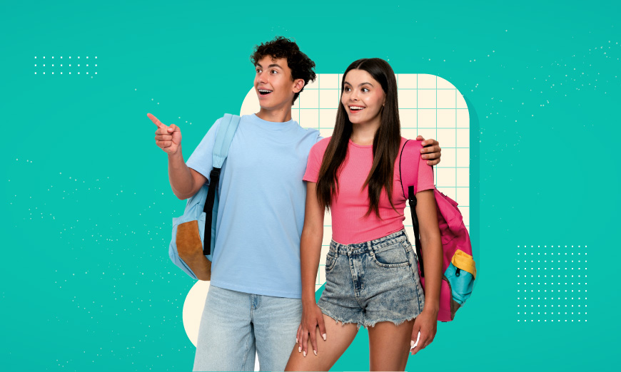 Estudiantes sonrientes