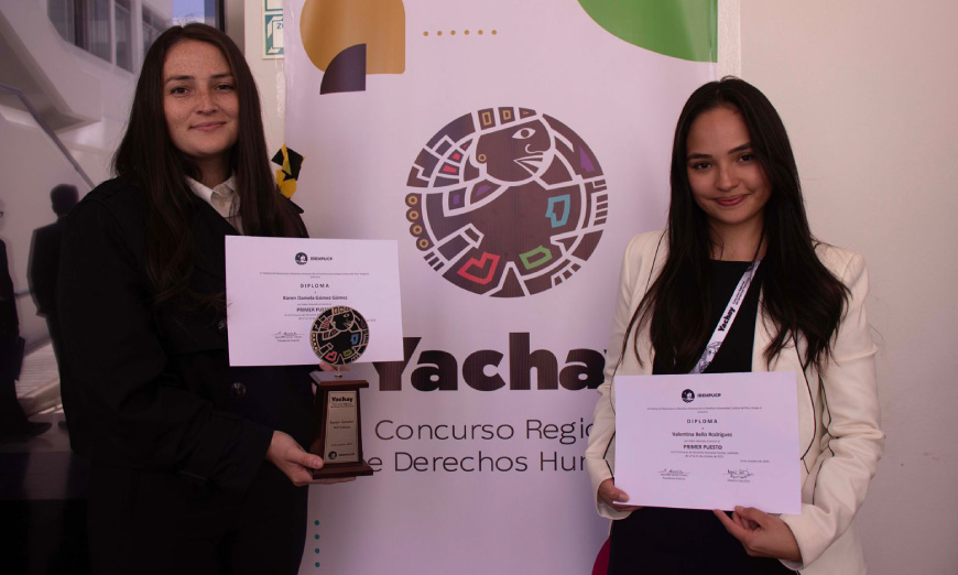 Estudiantes con reconocimiento en Congreso