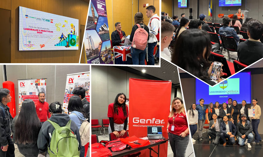 Personas en Feria de Empleabilidad